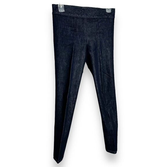 The Row Blue Denim Slim Trouser Pants Cotton Elastic Waist Women’s Size XS - Picture 5 of 15